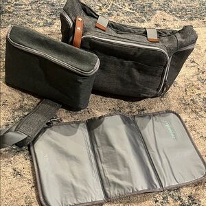 Derjunstar Diaper Bag – Gray Multi-Pocket – $35